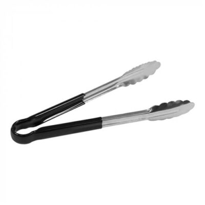 Pince à servir inox/noir 22cm