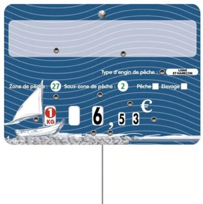 ETIKET NEPTUNUS 14X10cm (10 stuks)